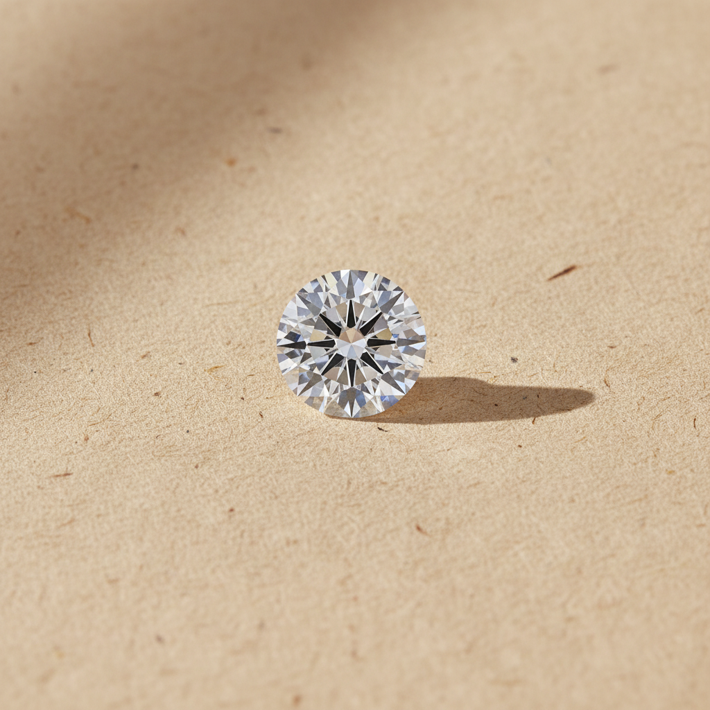 4.04 Carat Round F VVS1 CVD Lab Grown Diamond Ideal Cut IGI Certified