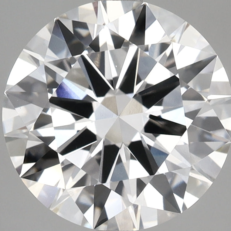 4,04 karaat ronde geslepen lab-grown diamant VVS2 D