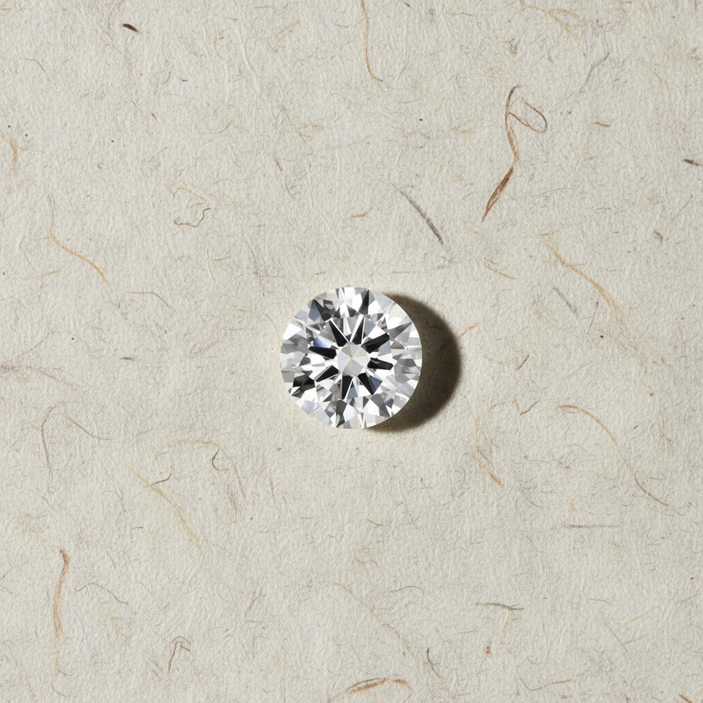 4.04 Carat Round D VVS2 Lab Grown Diamond Excellent Cut IGI Certified