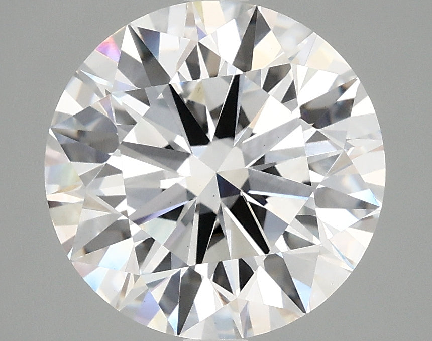 4.04 Carat Round Cut Lab Grown Diamond VVS2D Color