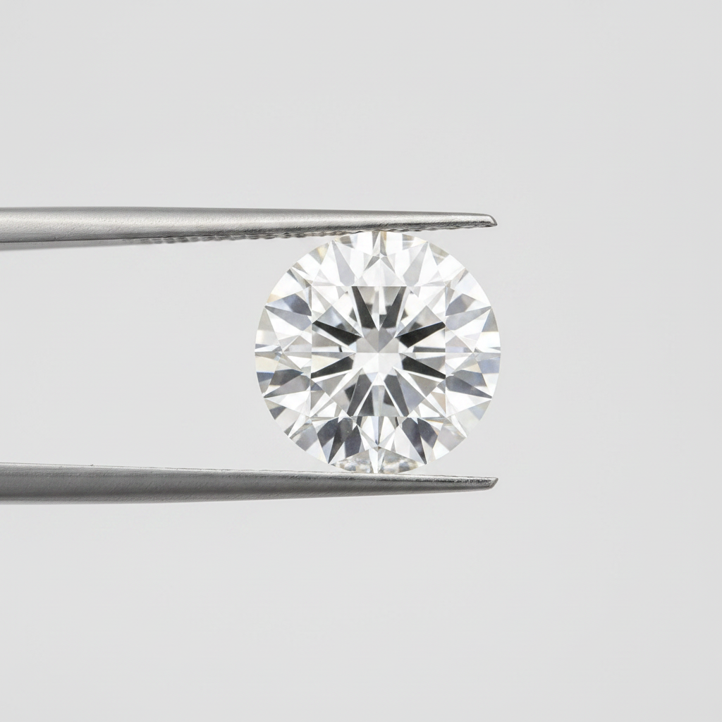 4.04 Ct D Color VVS2 Round Cut CVD Lab Grown Diamond IGI Certified