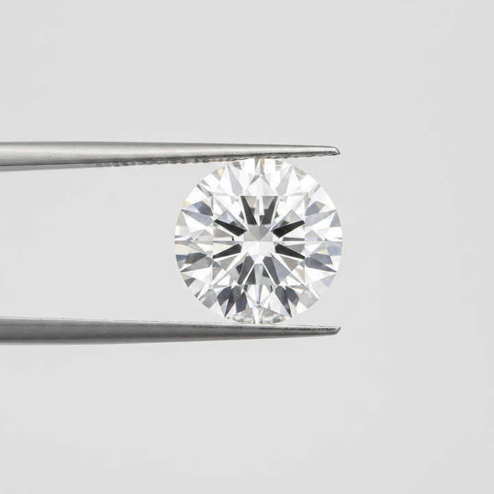 4.04 Ct D Color VVS2 Round Cut CVD Lab Grown Diamond IGI Certified