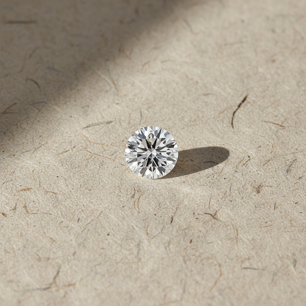 4.04 Carat Round D VVS2 CVD Lab Grown Diamond Excellent Cut IGI Certified