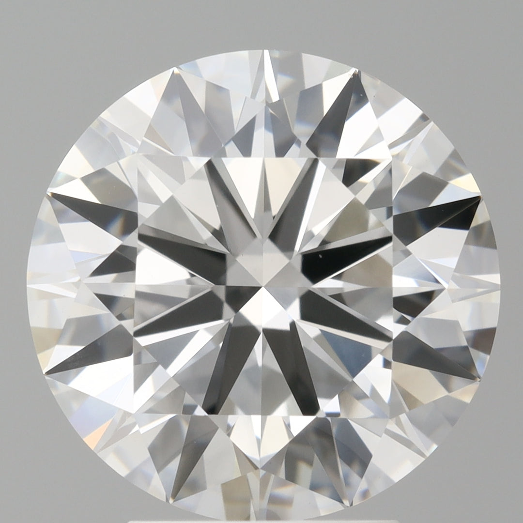 4.04 Carat Round Cut Lab Grown Diamond VVS2 F