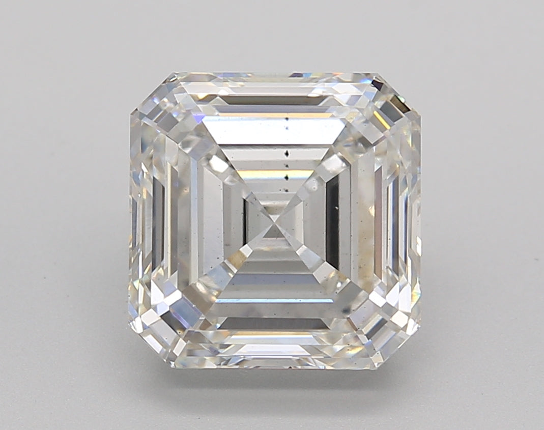 4.05 CT Square Emerald Cut Lab-Grown Diamond - G Color