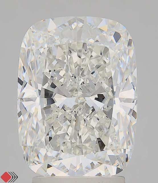 4.05 Carat Cushion Cut Lab Grown Diamond VVS2F