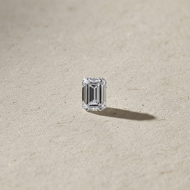 4.05 Carat Emerald Cut Lab Grown Diamond, VS1/D