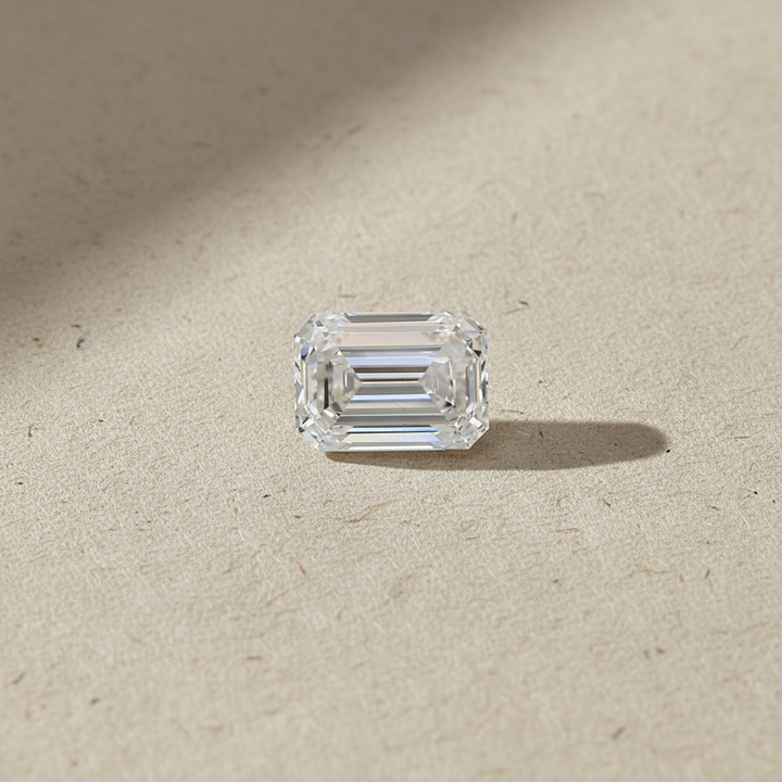 4.05 Carat Emerald Cut Lab Grown Diamond, VS2/G