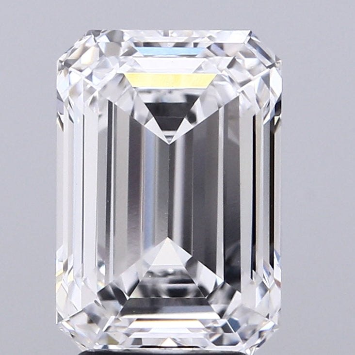 4.05 Carat Emerald Cut Lab Grown Diamond VVS2 D