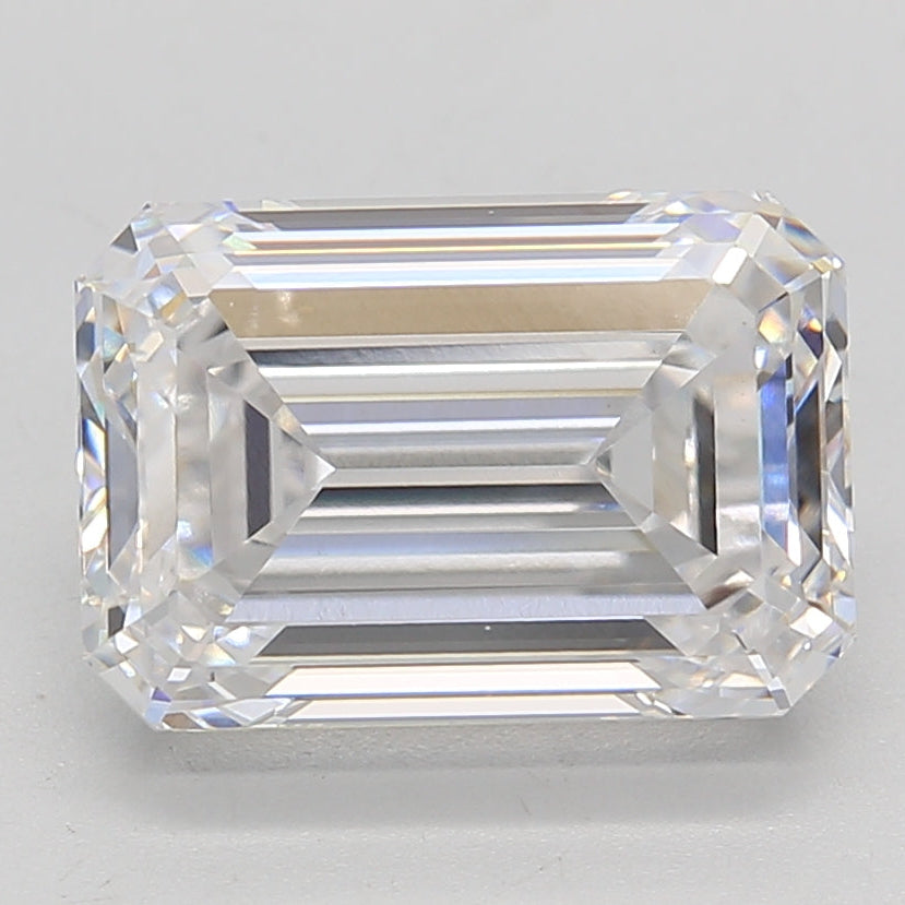 4.05 Carat Emerald Cut Lab Grown Diamond VVS2 E