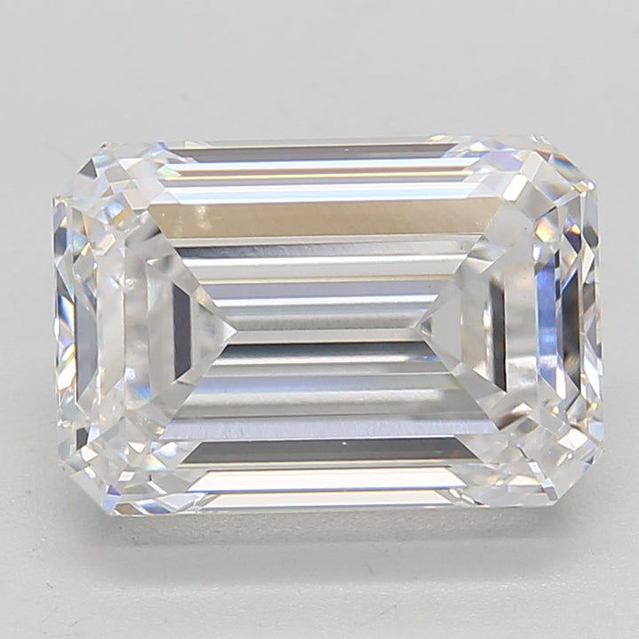 4.05 Carat Emerald Cut Lab Grown Diamond VVS2 E