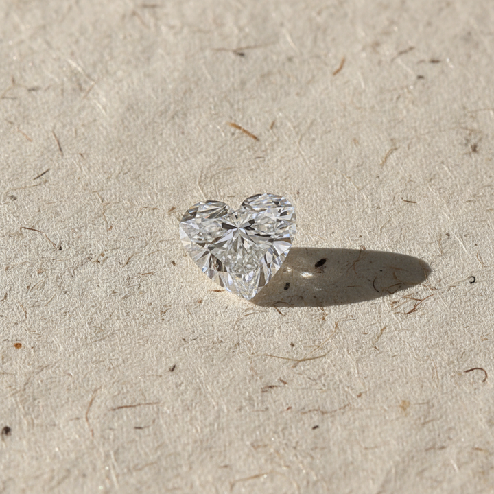 4.05 Carat Heart Cut Lab Grown Diamond VVS2 D Color IGI Certified
