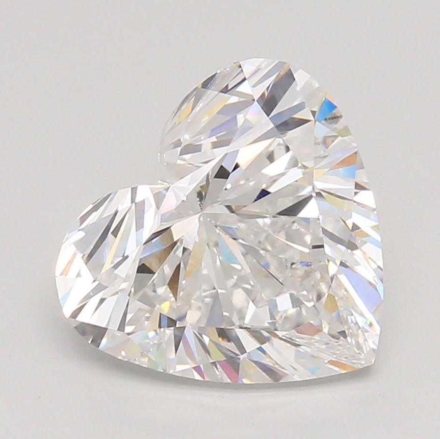 4.05 Carat Heart Lab Grown Diamond VVS2 D