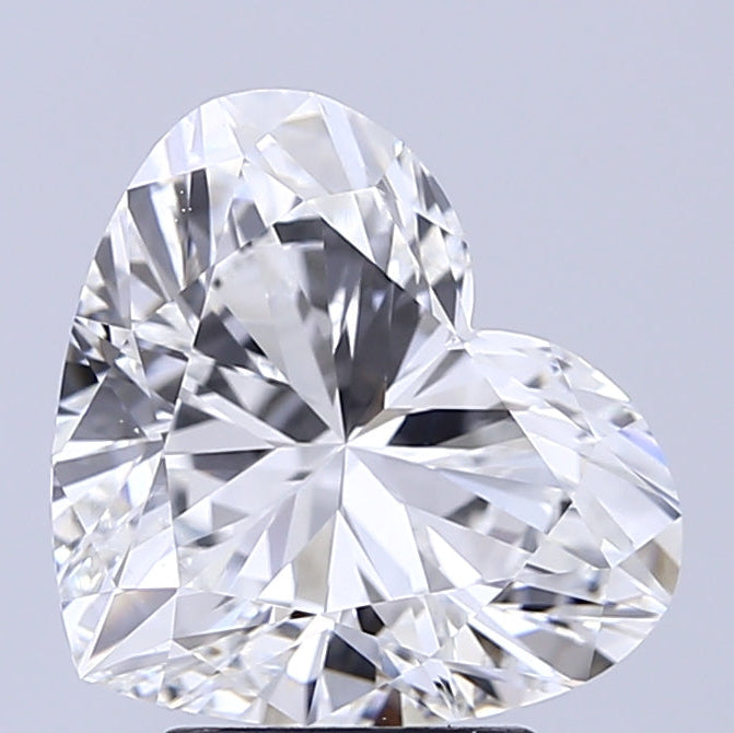 4.05 Carat Heart Lab Grown Diamond VVS2 F