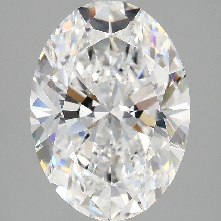 4.05 Carat Oval Cut Lab Grown Diamond VVS2 D