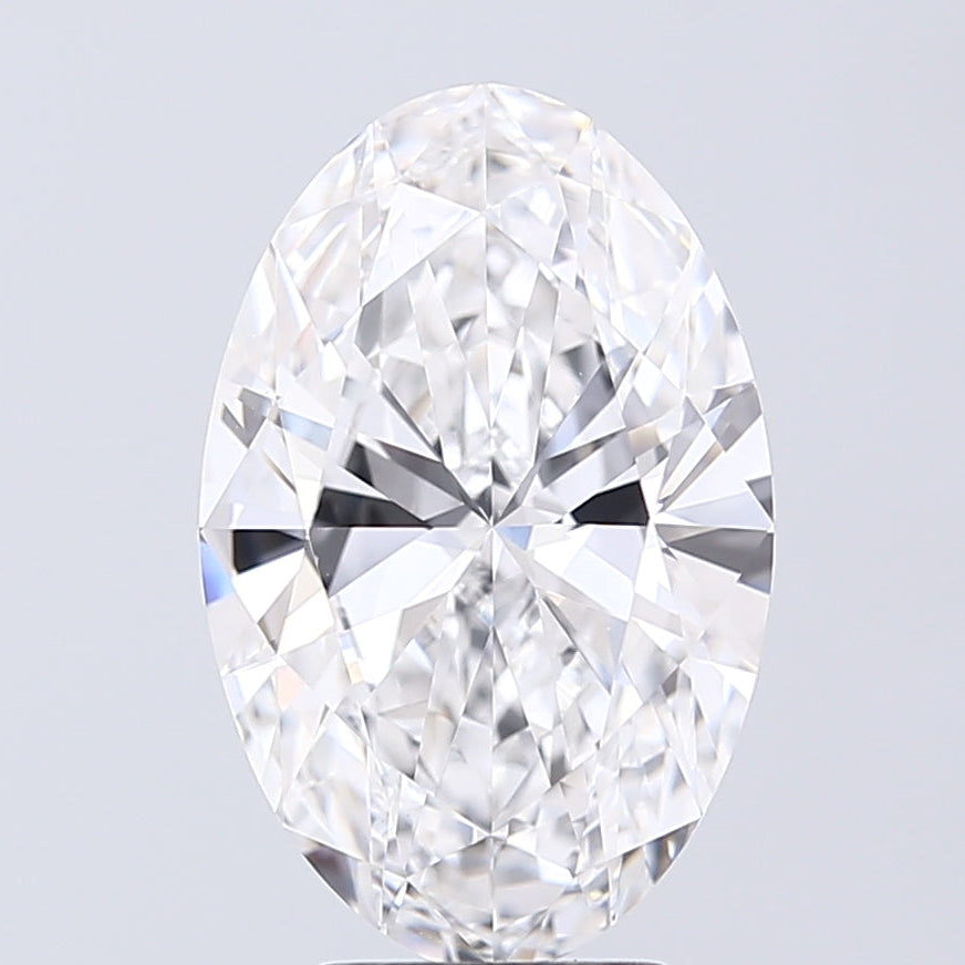 4.05 Carat Oval Cut Lab Grown Diamond VVS2E Color