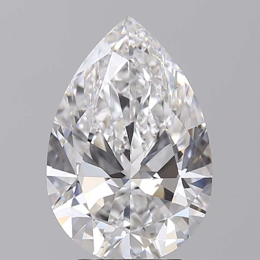 4.05 Carat Pear Lab Grown Diamond VS1 E