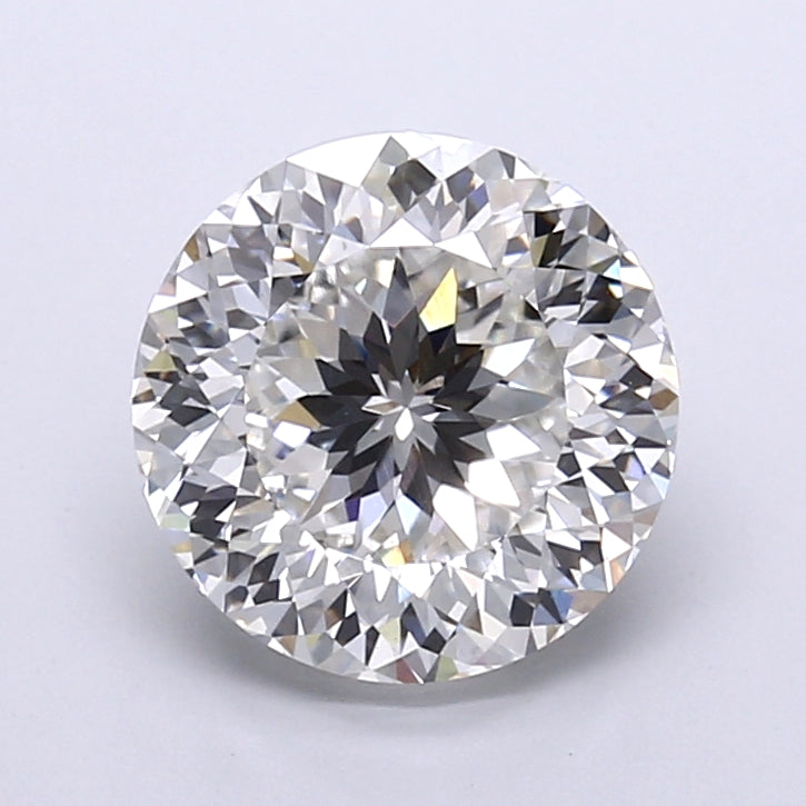Diamant cultivé en laboratoire de taille portugaise de 4,05 carats VS1 F
