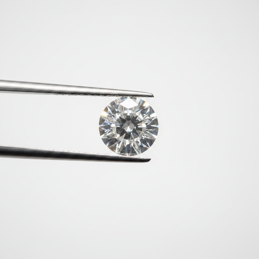 Diamante cultivado em laboratório com lapidação portuguesa de 4,05 quilates, VS1/F