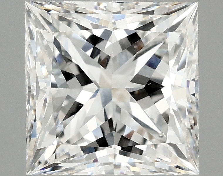 4.05 Carat Princess Cut Lab Grown Diamond VS1E