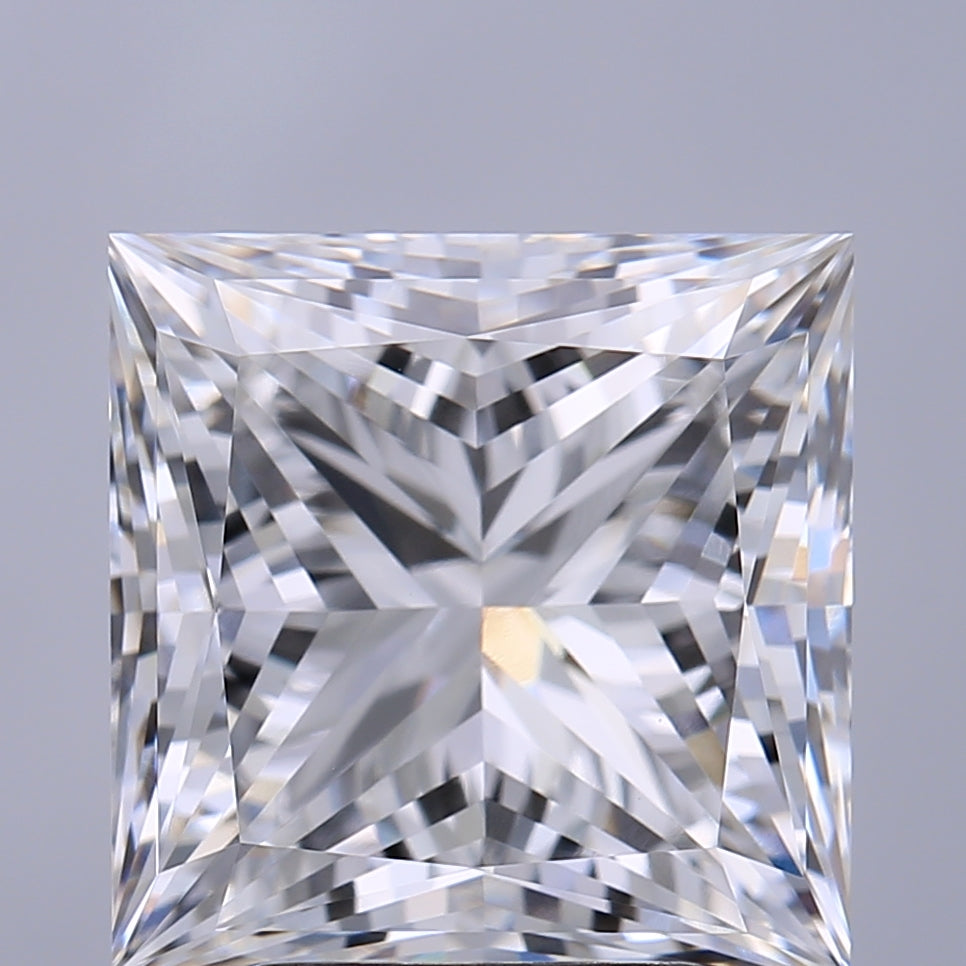 4.05 Carat Princess Cut Lab Grown Diamond VVS2D 
