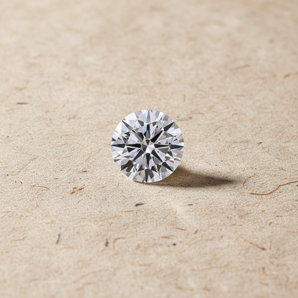 4.05 Carat Round D VVS2 CVD Lab Grown Diamond Ideal Cut IGI Certified