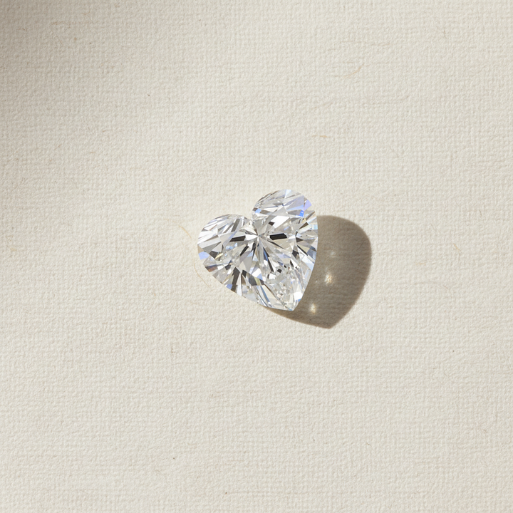 4.06 Carat Heart Cut Lab Grown Diamond VS1 D Color IGI Certified
