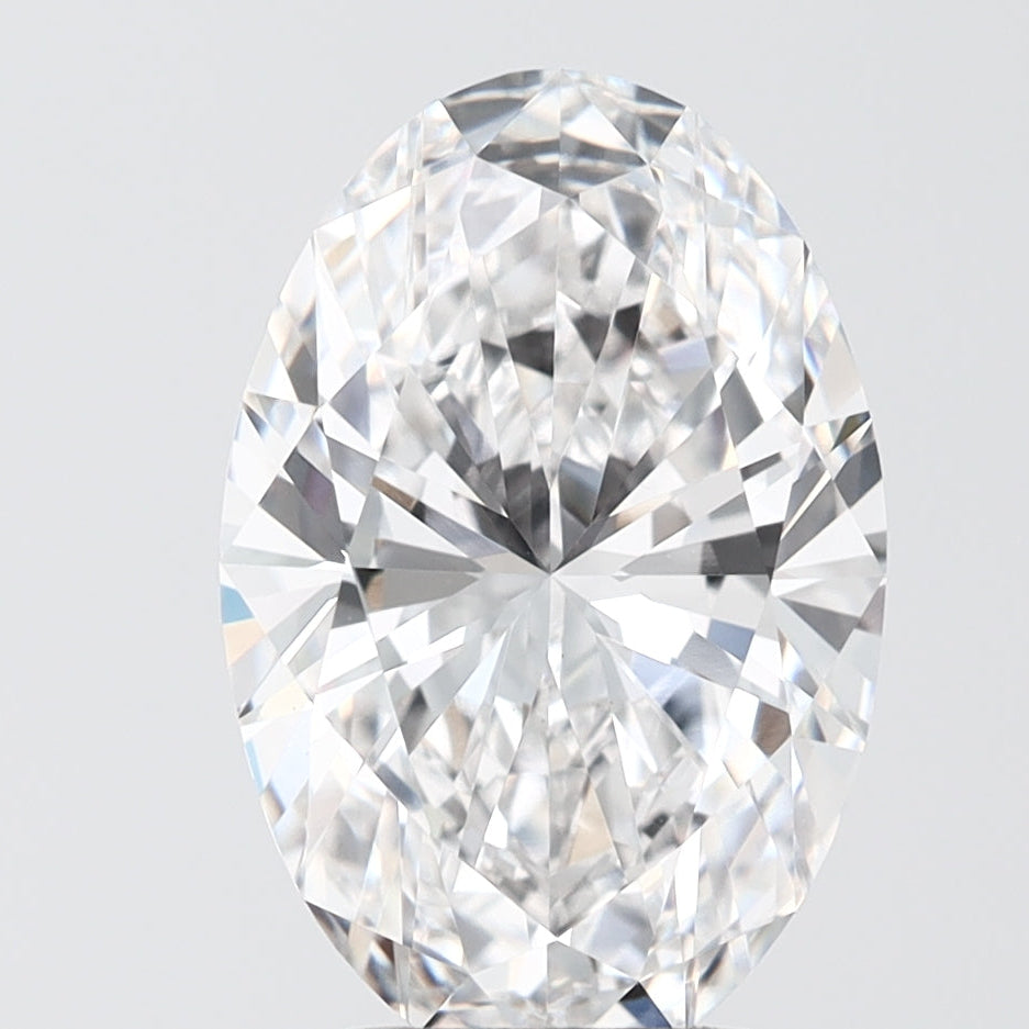 4.06 Carat Oval Cut Lab Grown Diamond VVS2D Color