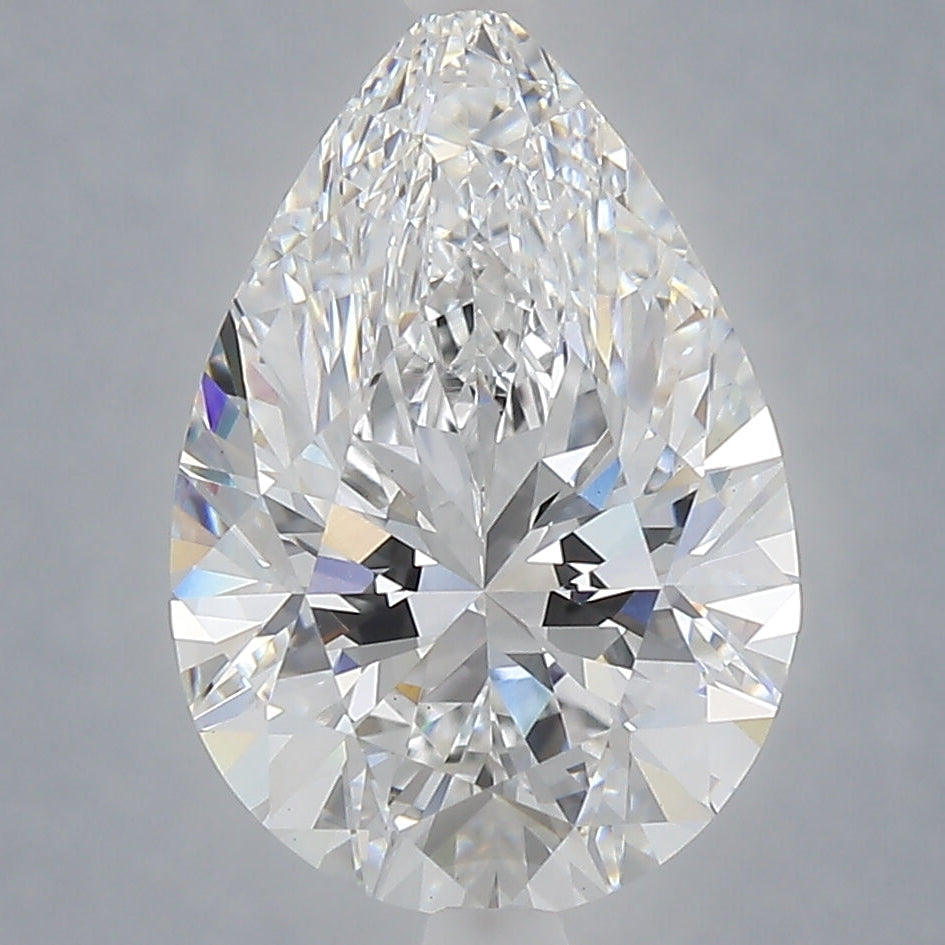 4.06 Carat Pear Cut Lab Grown Diamond VS1D