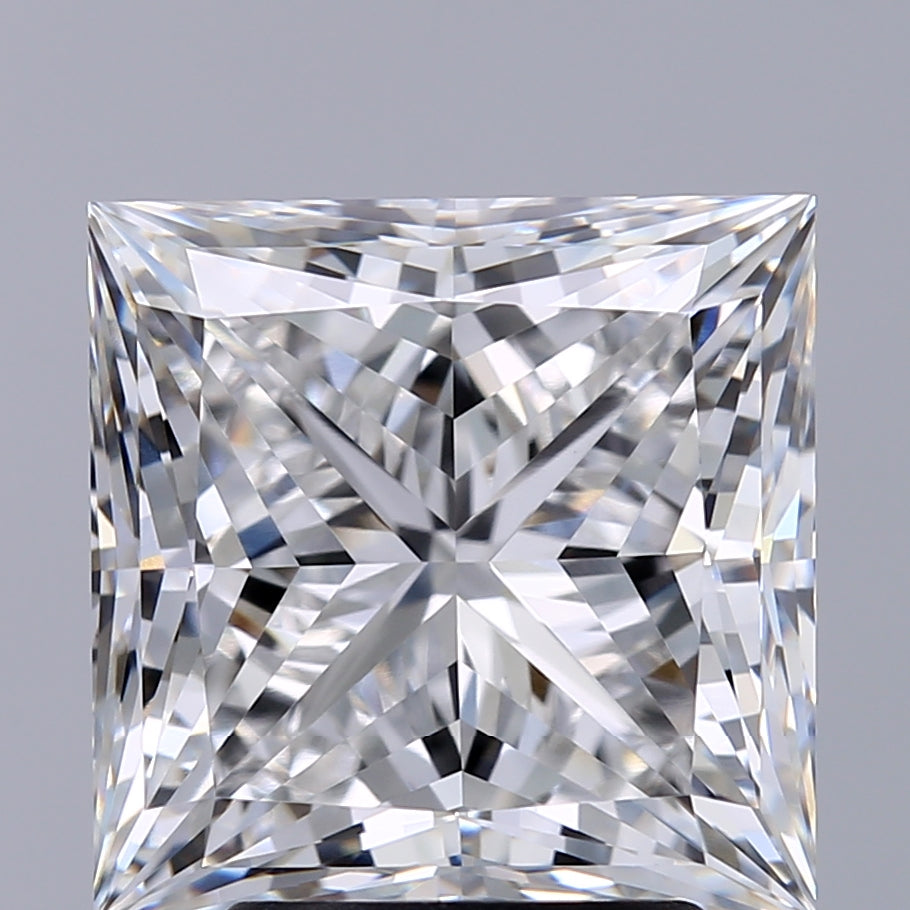 4.06 Carat Princess Cut Lab Grown Diamond VVS1E