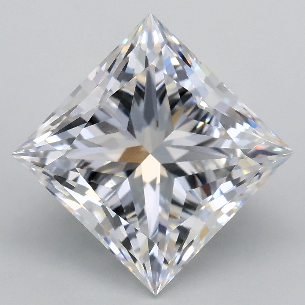 4.06 Carat Princess Cut Lab Grown Diamond VVS2D 