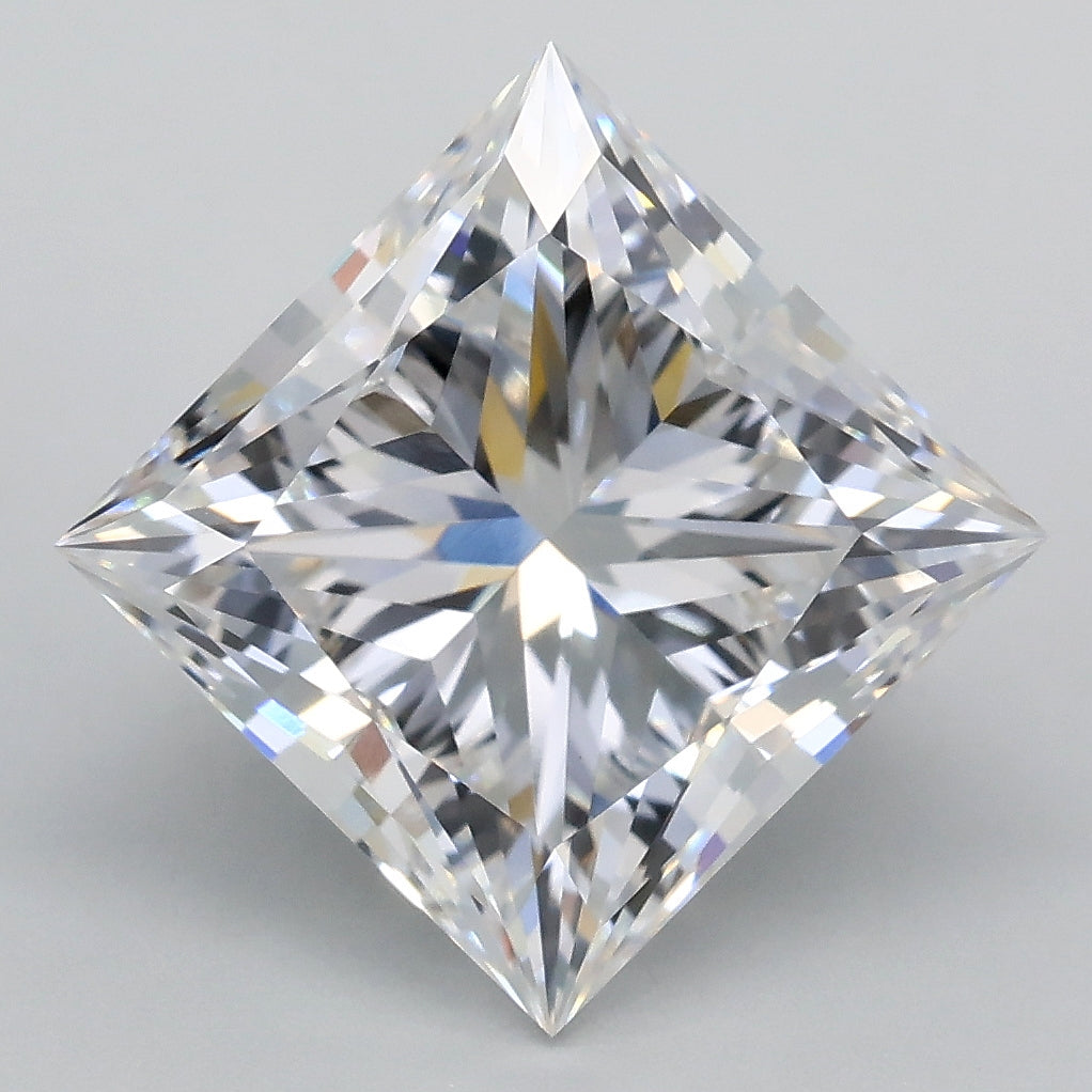 4.06 Carat Princess Cut Lab Grown Diamond VVS2D 