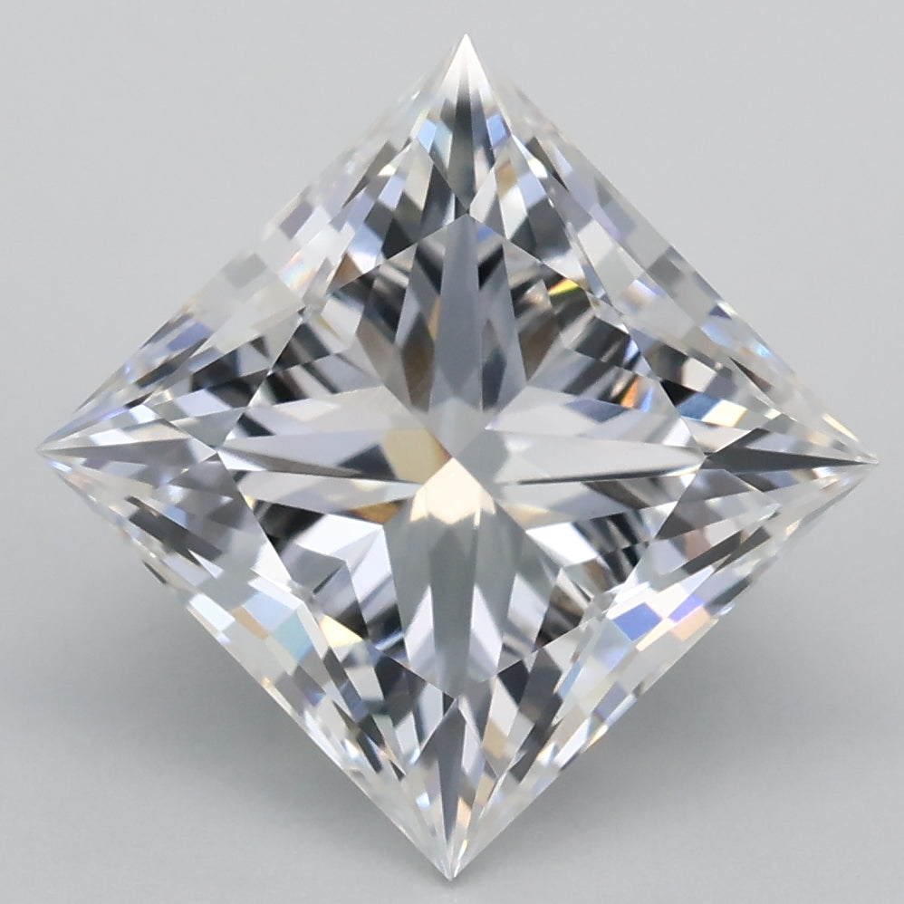 4.06 Carat Princess Cut Lab Grown Diamond VVS2D 
