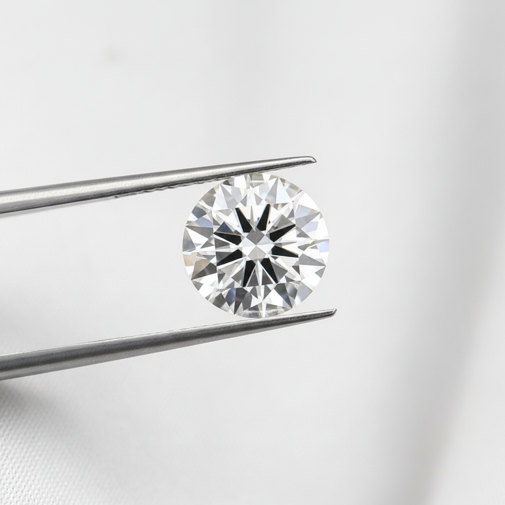 4.06 Ct E Color VS1 Round Cut CVD Lab Grown Diamond IGI Certified