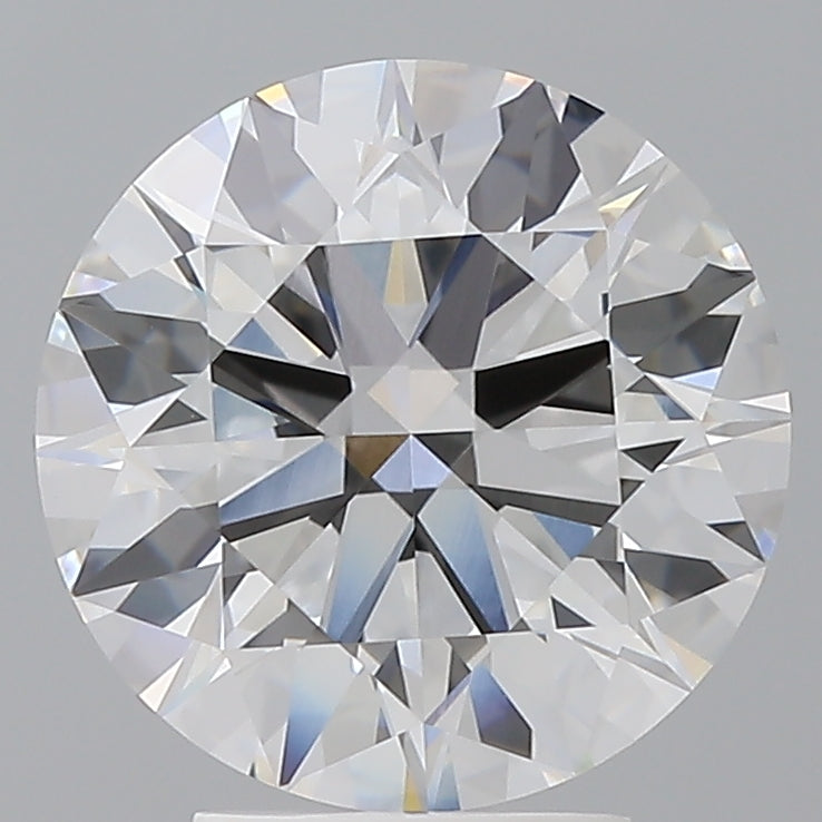 Diamante coltivato in laboratorio a taglio rotondo da 4,06 carati VVS1 E