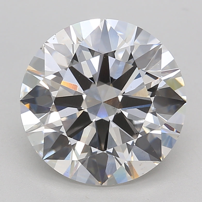 Diamant rond cultivé en laboratoire de 4,06 carats VS2 G