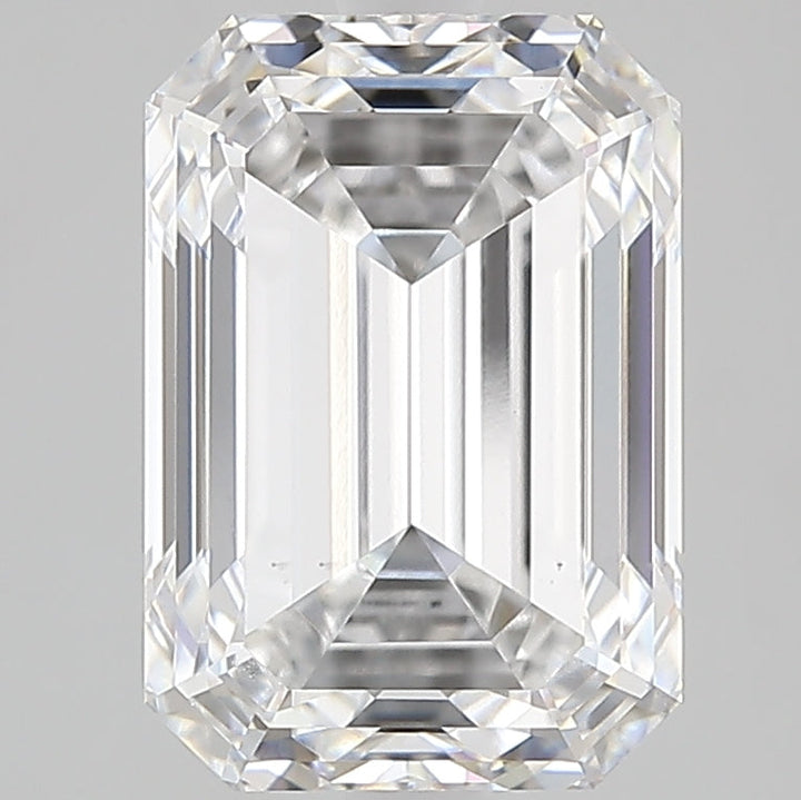 Diamant cultivé en laboratoire taille émeraude de 4,07 carats VS1 D