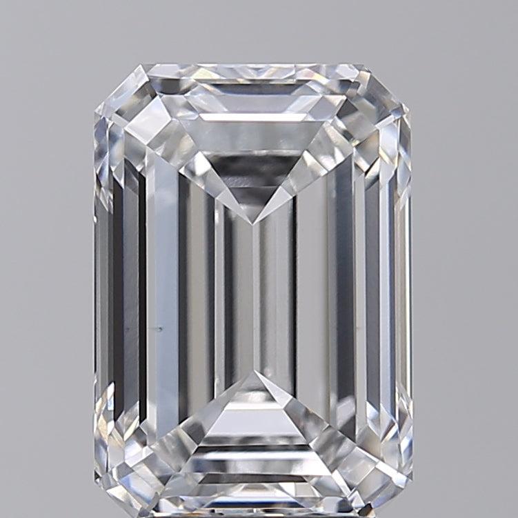 Diamant cultivé en laboratoire taille émeraude de 4,07 carats VS1 E