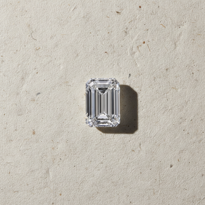 4.07 Carat Emerald Cut Lab Grown Diamond, VS1/E