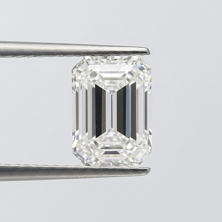 4.07 Carat Emerald Cut Lab Grown Diamond, VVS2/E