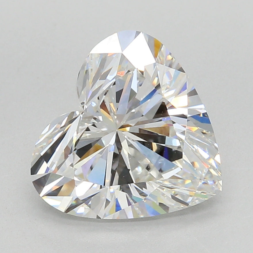 4.07 Carat Heart Lab Grown Diamond VS1 F