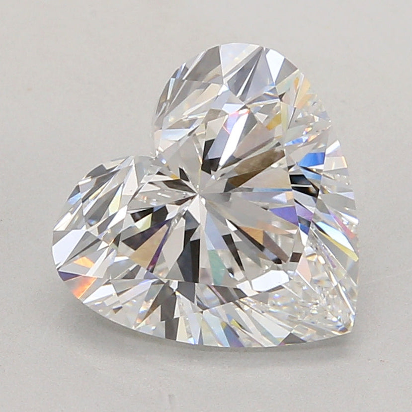 4.07 Carat Heart Lab Grown Diamond VVS2 E