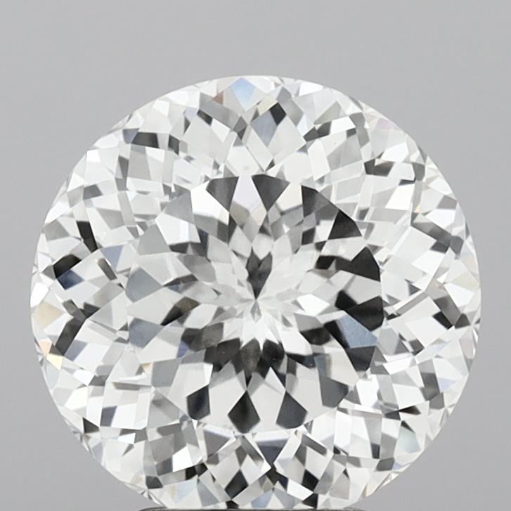Diamant cultivé en laboratoire de taille portugaise de 4,07 carats VVS2 F