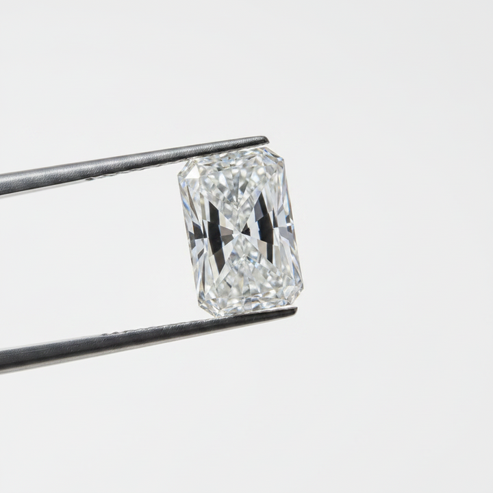 4,07 karaat stralend geslepen laboratoriumdiamant, VVS2/F