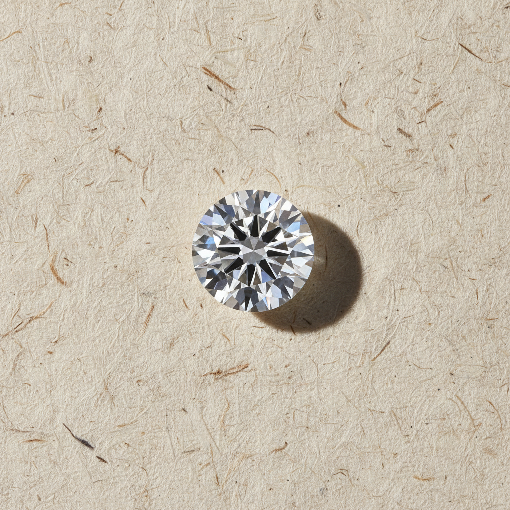 4.07 Carat Round D VVS2 Lab Grown Diamond Excellent Cut IGI Certified