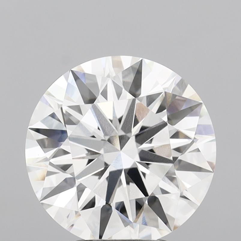 4.07 Carat Round Cut Lab Grown Diamond VVS2 F