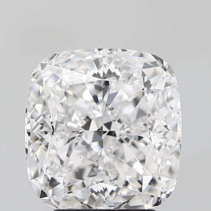 4.08 Carat Cushion Cut Lab Grown Diamond VS2E
