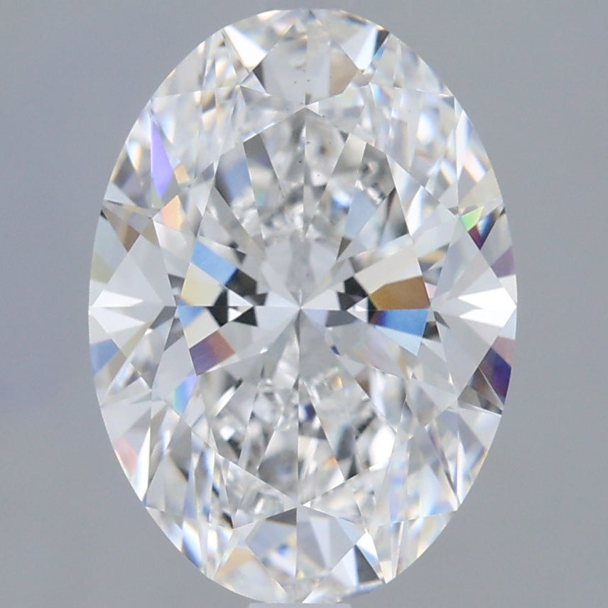 4.08 Carat Oval Cut Lab Grown Diamond VS1 E