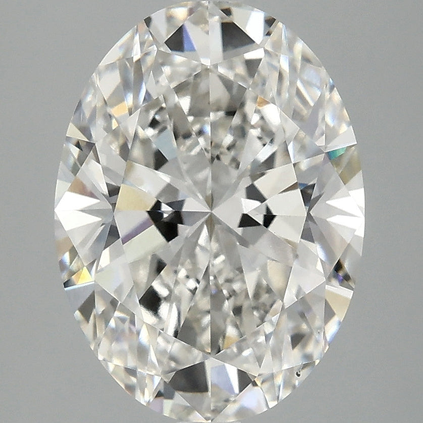Diamante cultivado en laboratorio de talla ovalada de 4,08 quilates VS2 F