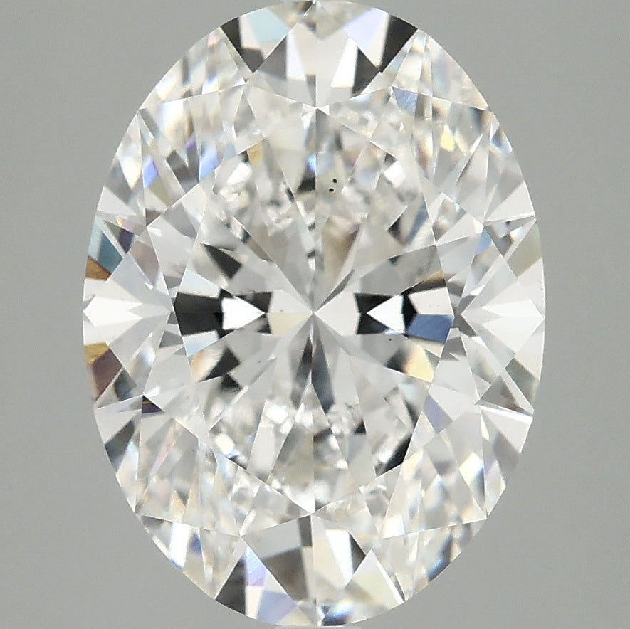 Diamante cultivado en laboratorio de talla ovalada de 4,08 quilates VS2 F